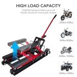 1500 LBS Hydraulic ATV Motorcycle Lift Jack