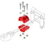 BFXM Rubber Winch Stopper for ATV/UTV/SUV