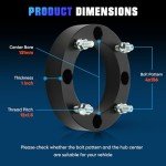 Youxmoto 4PCS ATV Wheel Spacers for Polaris