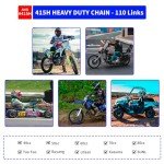 Heavy Duty 415H Roller Chain with Breaker & Links