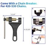 Heavy Duty 415H Roller Chain with Breaker & Links