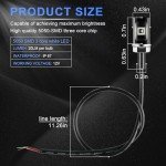 LivTee Super Bright Waterproof License Plate Lights