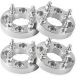 1" Chrome Wheel Spacers for EZGO & Club Car ATV