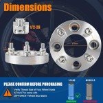 1" Chrome Wheel Spacers for EZGO & Club Car ATV