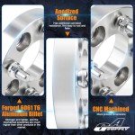 1" Chrome Wheel Spacers for EZGO & Club Car ATV