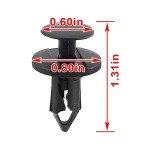 150pcs ATV Body Fastener Rivets Push Pins