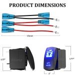 LED Rocker Switch for ATV & Marine Use