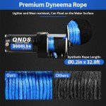 3000Lbs ATV/UTV Electric Winch with Remote