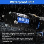 3000Lbs ATV/UTV Electric Winch with Remote