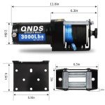 3000Lbs ATV/UTV Electric Winch with Remote