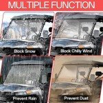 StarknightMT UForce 600 Scratch-Resistant Full Windshield