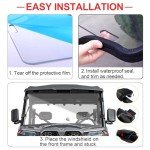 StarknightMT UForce 600 Scratch-Resistant Full Windshield