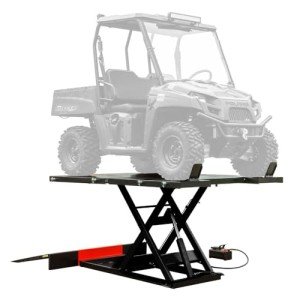 Black Widow Air/Hydraulic UTV Lift Table - 2,500 lbs