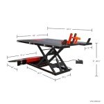 Black Widow Air/Hydraulic UTV Lift Table - 2,500 lbs
