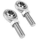 2Pcs Stainless Steel 1/2in Rod End Heim Joints