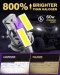 Wireless H4 Fog Light Bulbs for ATVs and UTVs