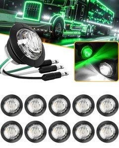 10 Pack of Dual Color LED Marker Lights