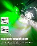 10 Pack of Dual Color LED Marker Lights