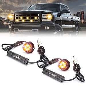 Xprite Amber White LED Strobe Light Kit