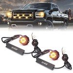 Xprite Amber White LED Strobe Light Kit