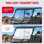 Kemimoto Scratch Resistant UTV Windshield for Can-Am