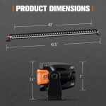 LIGHTFOX 40" LED Light Bar for Off-Road Use