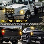 Xprite Amber White LED Strobe Light Kit