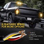 Xprite Amber White LED Strobe Light Kit