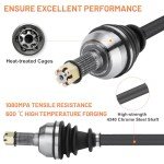 Polaris RZR Rear CV Axle Shaft 2-Pack