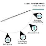 AlveyTech 36" Steel Axle Rod for ATVs & Go-Karts