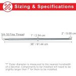 AlveyTech 36" Steel Axle Rod for ATVs & Go-Karts