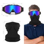 2 Pack ATV Off-Road Goggles with Neck Gaiter