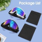 2 Pack ATV Off-Road Goggles with Neck Gaiter