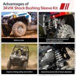 JAVIK Shock Bushing Kit for Polaris ATVs