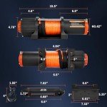 5500 lb ATV/UTV Winch Synthetic Rope Kit