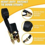 Endless Retractable Ratchet Straps - 1650 lb Strength