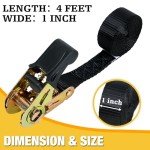 Endless Retractable Ratchet Straps - 1650 lb Strength