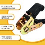 Endless Retractable Ratchet Straps - 1650 lb Strength