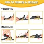 Endless Retractable Ratchet Straps - 1650 lb Strength