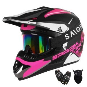 Youth ATV Motocross Helmet and Goggles Set