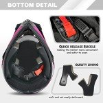 Youth ATV Motocross Helmet and Goggles Set