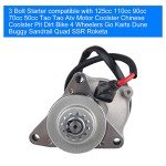 3-Bolt Starter for 50cc-125cc ATVs and Buggies
