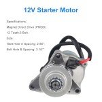 3-Bolt Starter for 50cc-125cc ATVs and Buggies
