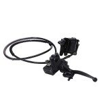 Rear Hand Hydraulic Disc Brake Master Cylinder Caliper Assembly with Brake Pads for Chinese ATV Quad Replacement for TaoTao Replacement for Buyang Replacement for Coolsport Replacement for Kazuma