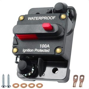 100 Amp Waterproof Manual Reset Circuit Breaker
