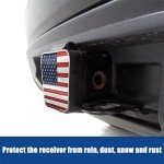 American Flag 2-Inch Trailer Hitch Cover