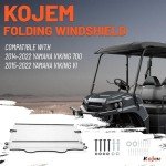 Kojem Clear Folding Windshield for Yamaha Viking