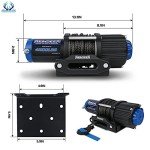 12V 4500 lb Electric Winch Kit for ATV/UTV