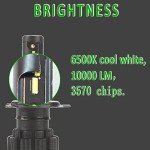 YONQIFON Cool White Fog Bulbs for Yamaha ATVs