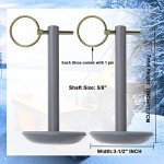 Heavy Duty Snow Plow Skids for Moose ATV